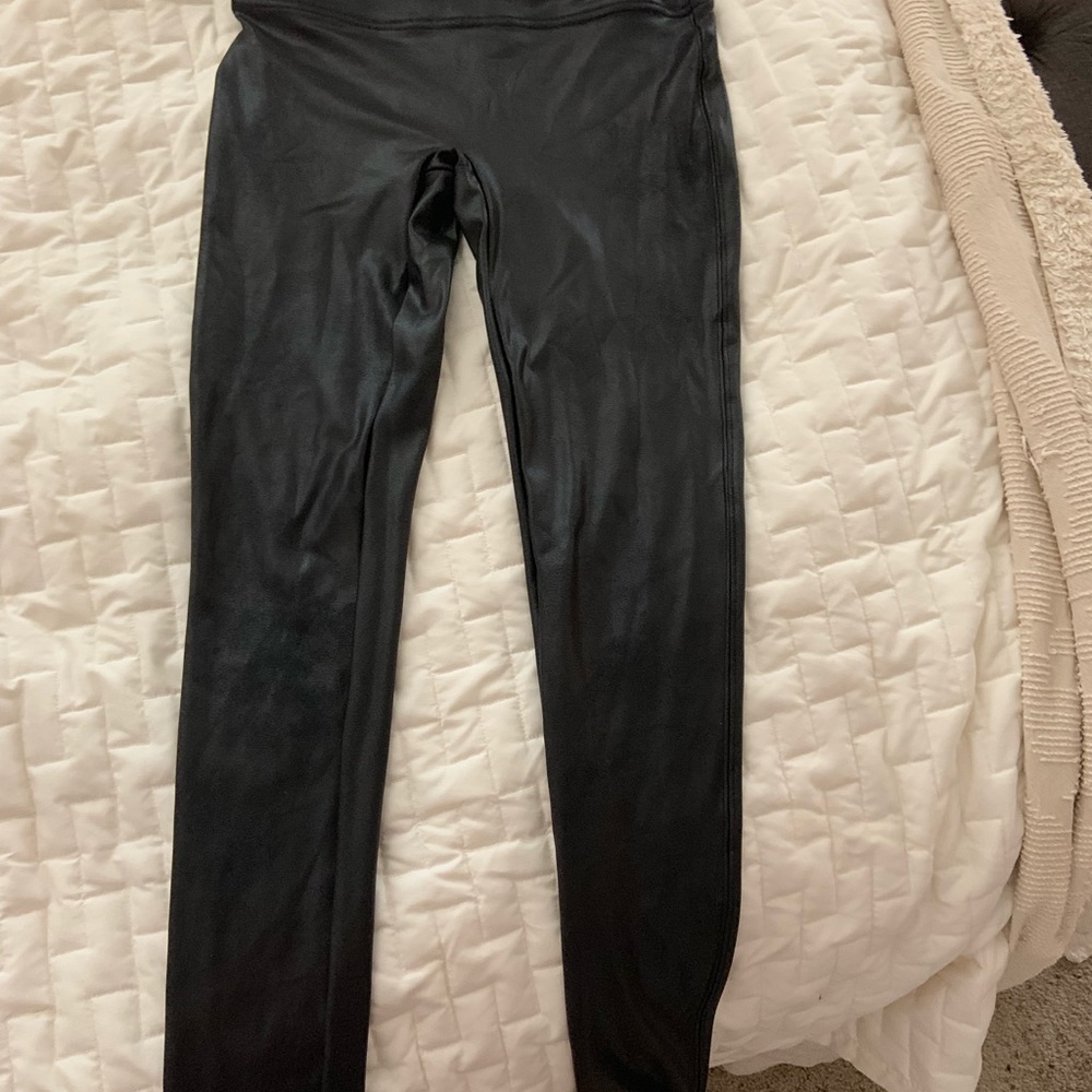 Spanx Faux Leather Leggings NWOT